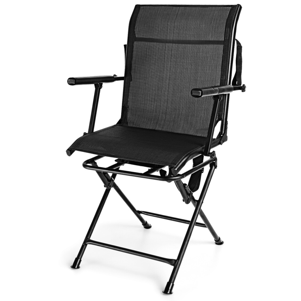 Folding Hunting Chair Portable Camping Hunting W/ Steel Frame